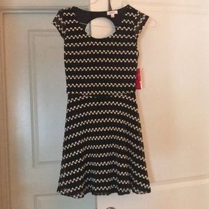 Black and white dress